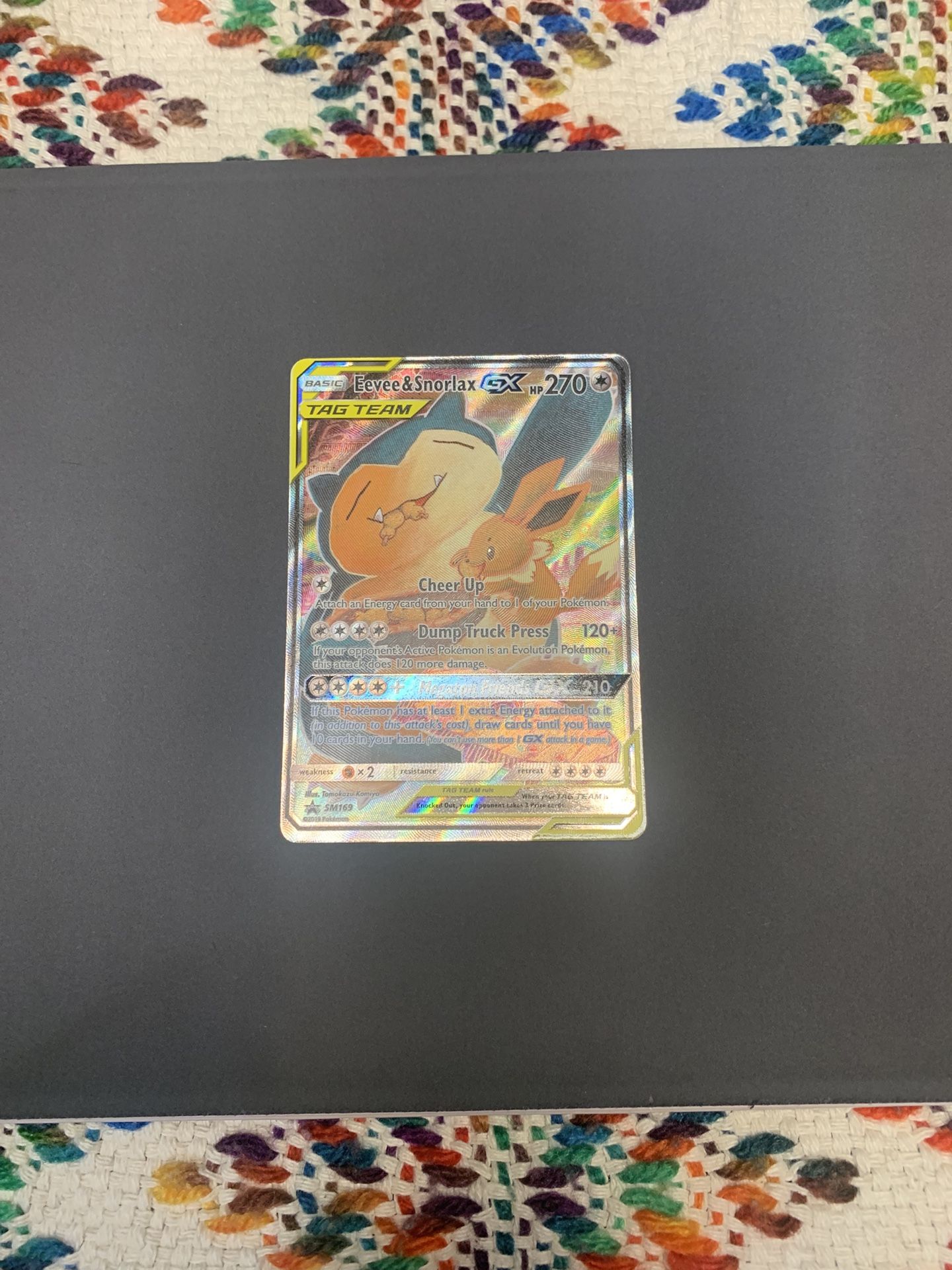 Eevee & Snorlax GX SM169