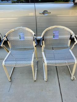Commercial grade weatherproof Bistro chairs