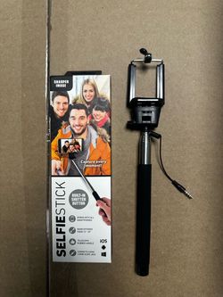 Sharper Image Extendable Selfie Stick (3.5mm Aux Plug)