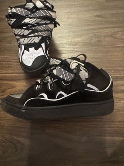 Lanvins Reflective Black and grey
