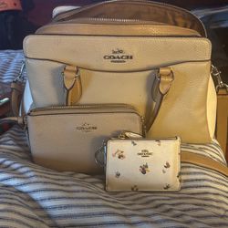 Coach Purse Large Wallet And Small Wallet 