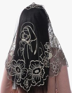 TWO NEW Chapel Veils Catholic Mass Mantilla