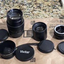 4 Camera Lenses 