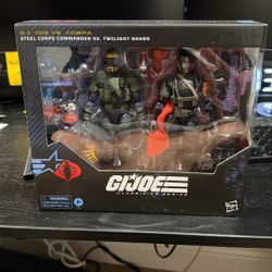Gi Joe Classified Steel Corps Vs Twilight Commander.
