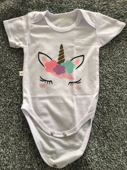 Onesie 6-9mo baby girl unicorn