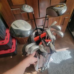 Ping Eye Golf Clubs With Shadow Moutain Bag. 