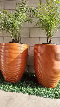 Terracotta 25 gallon planters 2 for $120 FREE DELIVERY IN SD