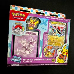 Pokémon TCG 2025 World Championships Deck Jose Cruz Galindo Pult Bomb Sealed