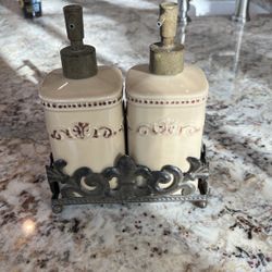 Soap And Lotion Dispenser And Caddy 