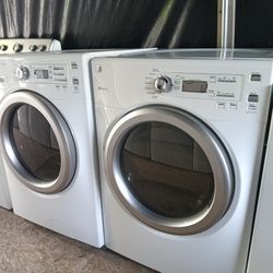 G/E Front Load Washer And Dryer Set Both Works Good 