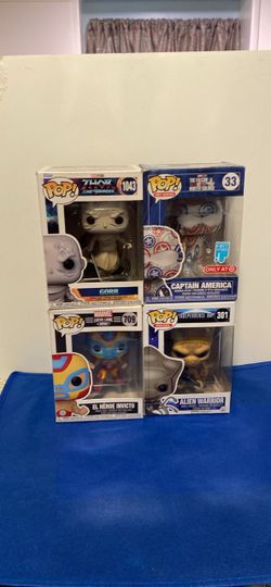 Funko Pop Marvel Lot of 4 Figures