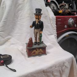 Very Old) Cast Iron Uncle Sam Bank