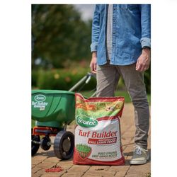 10 bags Scotts Turf Builder WinterGuard Fall Lawn Fertilizer For All Grasses 15000 sq ft.  Total store price $977. Here $600. No taxes pickup only