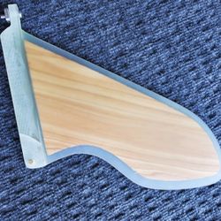 ASurfersWorld 🌏100% Fiberglass And Wood Veneer 9 " Futures Fins 