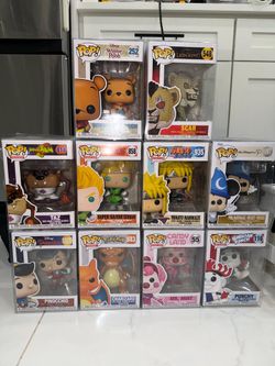 Funko Pop Lot of 10 with Hard Protectors
