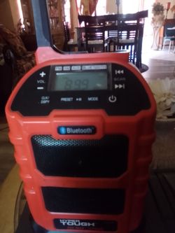 Bluetooth speaker radio