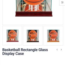 Basketball Glass Display Case
