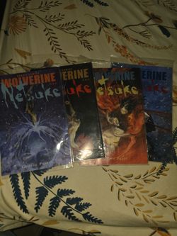 wolverine netsuke all 4 comics