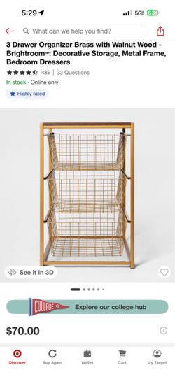 3 tier organizing cart
