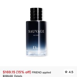 DIOR Men's Sauvage Eau Forte Parfum Spray, 3.4 oz.