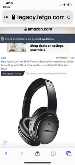 Bose Quiet comfort 35 ll wireless headset