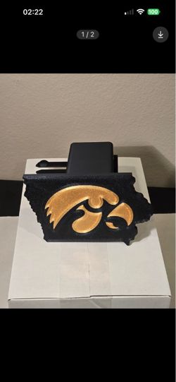 Iowa Hawkeyes Trailer Hitch Cover