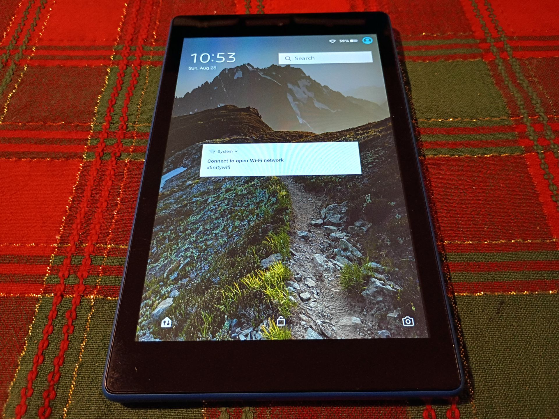 Fire Amazon kindle - Blue