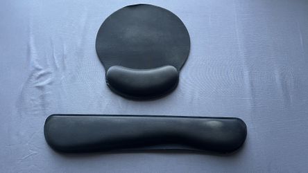 KEYBOARD MEMORY FOAM WRIST REST AND MOUSE PAD WRIST REST SET