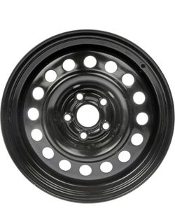 Dorman 939-104 15 x 6 In. Steel Wheel Compatible with Select Toyota Models, Black