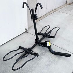 Brand New $109 KAC 2-Bike Rack for Car, SUV, Hatchback Mount - 2” Anti-Wobble Hitch, Heavy Duty Bicycle Carrier