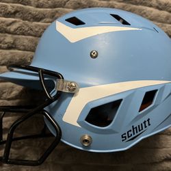 Schutt Fast Pitch Softball Batting Helmet With Face Guard 