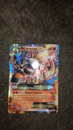 Mega Camerupt Ex Pokèmon Card