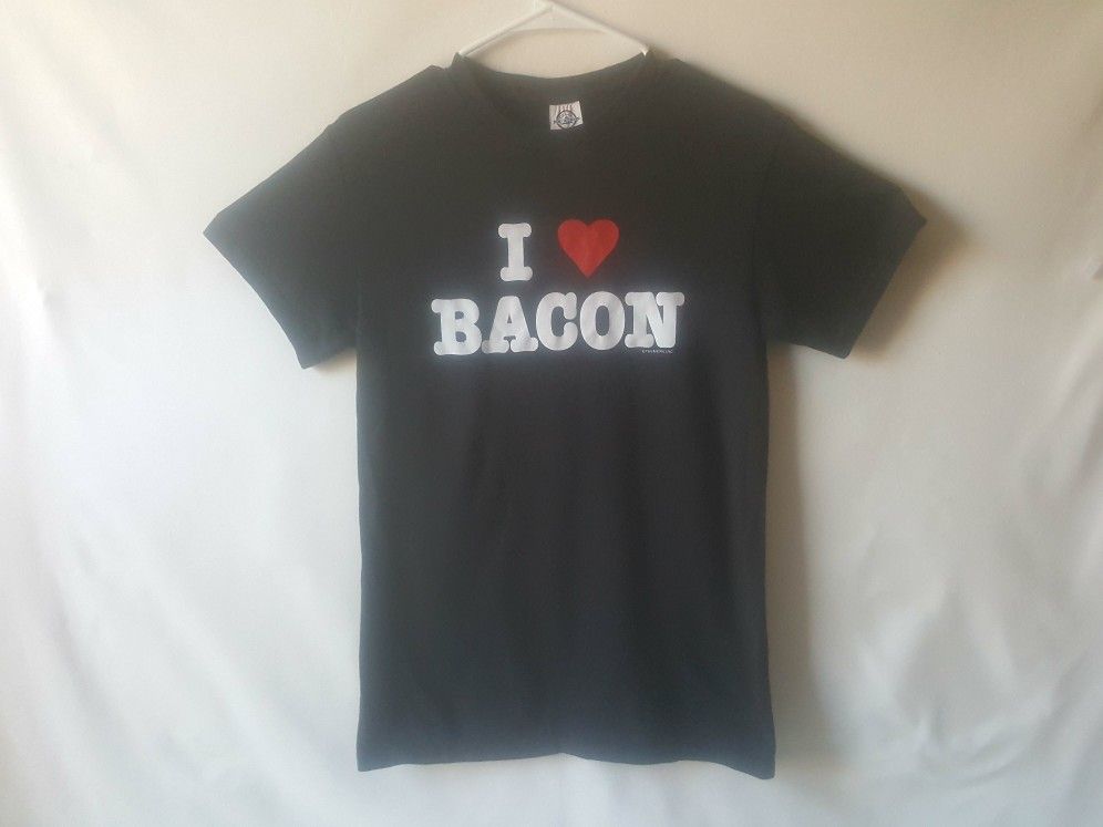 I ♡ bacon boys short sleeve shirt