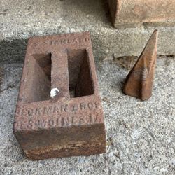Square steel block weight