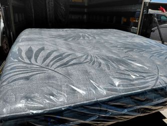 Brand new King size Sealy plush mattress and box spring free delivery depends on location