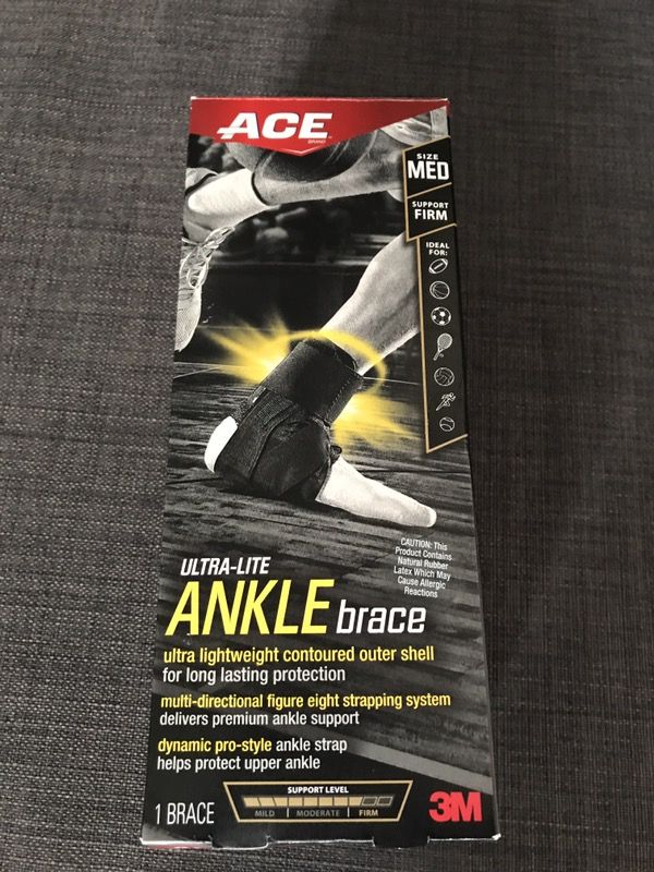 Ace Ultra Lite Ankle Brace Size Chart