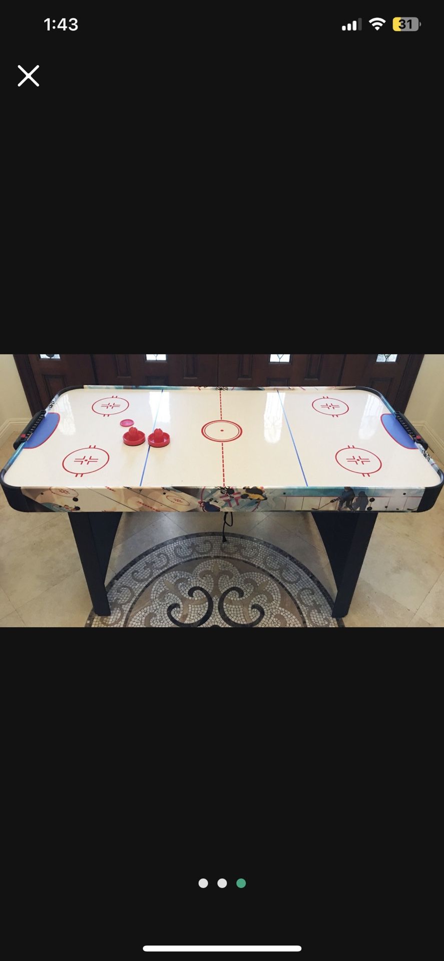 Air Hockey Table- Brand New In Box 66” X 33”