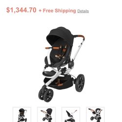 Stroller - Quinny Rachel Zoe Jet Set Moodd Stroller