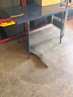 Blue Threshold desk
