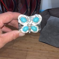 Turquoise Butterfly Women’s Bracelet