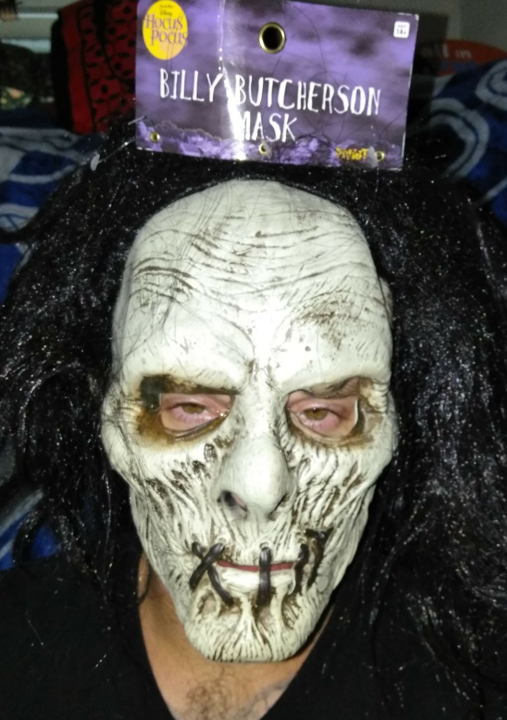 Billy butcherson mask from hocus pocus