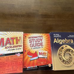 Math Text Books (all Three) 