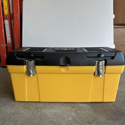 Workforce tool box with removable tray