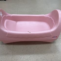 Little Tikes Pink Plastic Baby Doll Bassinet