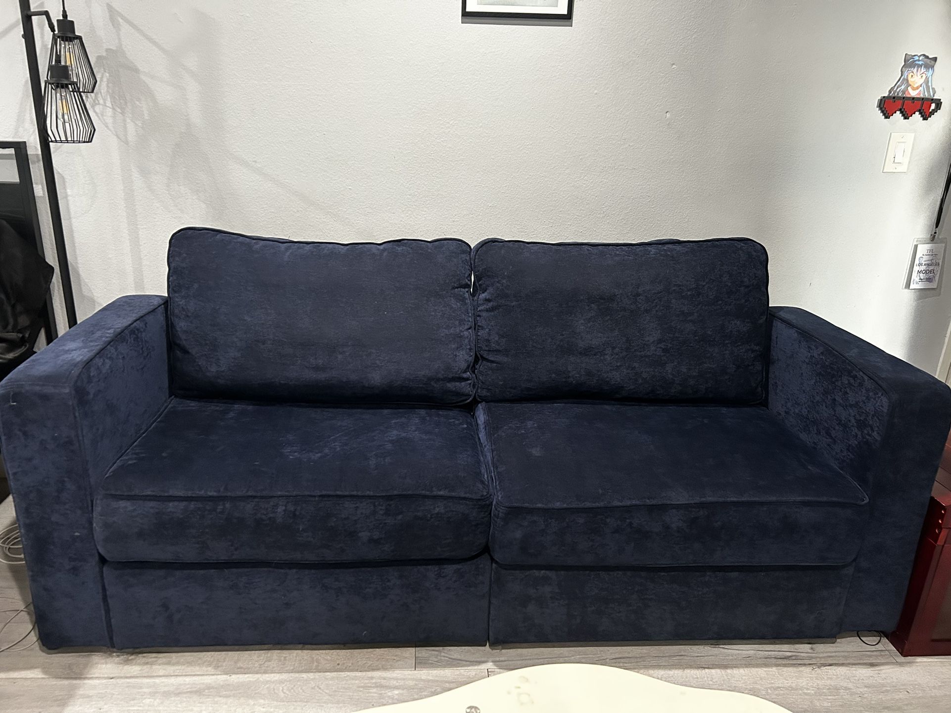 Navy Blue Couch
