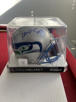 LARGENT SIGNED MINI HELMET W/ COA