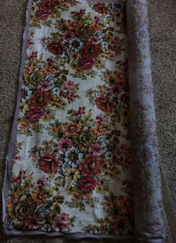 Vintage upholstery fabric