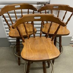 Wooden Bar Stools