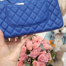 100 %GENUINE Caviar Leather Elegant Luxury Bag 