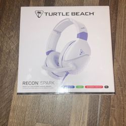 turtlebeach headset white and purple